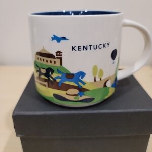Starbucks "YOU ARE HERE" Collection Kentucky Ceramic Hot Air Balloon Coffee Mug